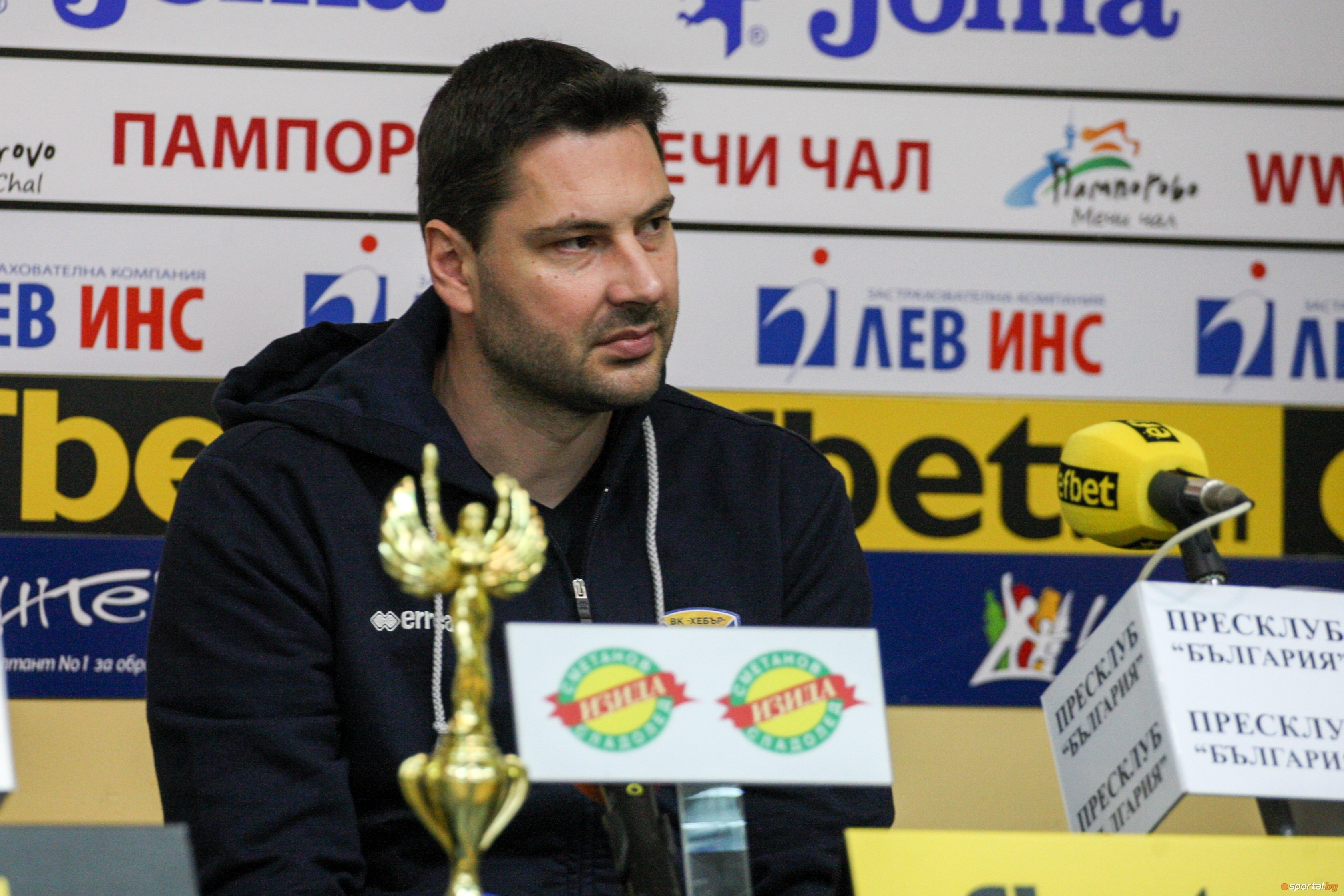 Старши треньорът на Хебър Пазарджик Атанас Петров заяви при приемането