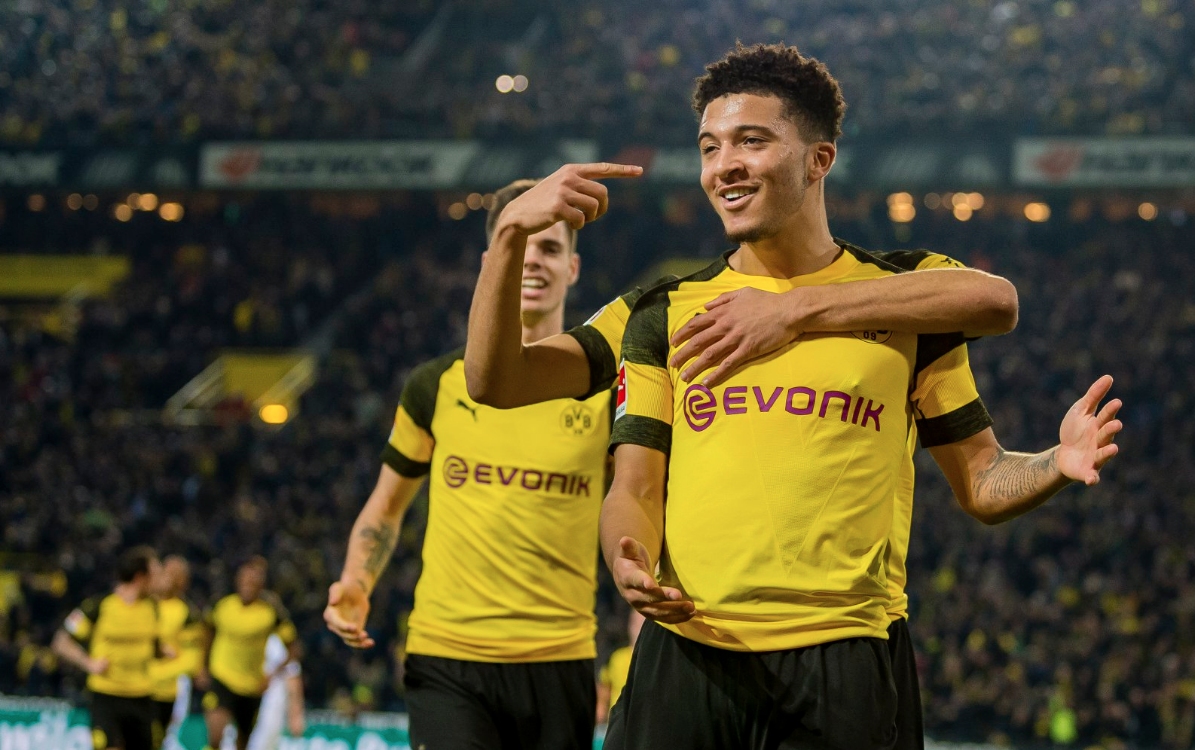 Английският национал Джейдън Санчо постави нов рекорд в Бундеслигата Офанзивният