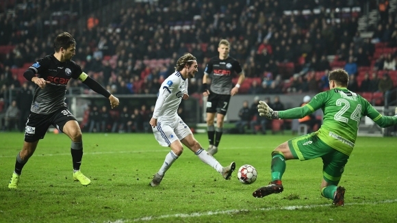 Водачът в датското първенство ФК Копенхаген не успя да победи