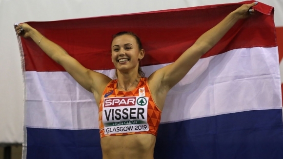Холандката Надин Висер е новата европейска шампионка на 60 метра