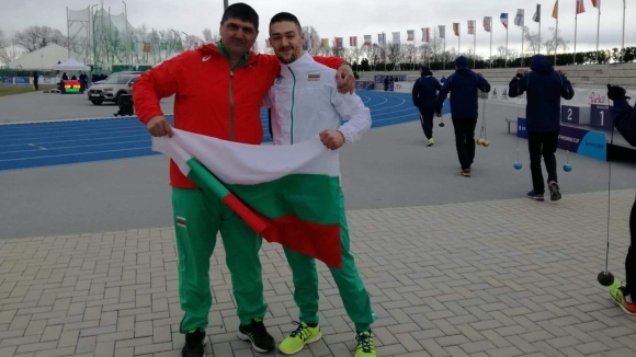 Живко Господинов постави нов личен рекорд в хвърлянето на чук