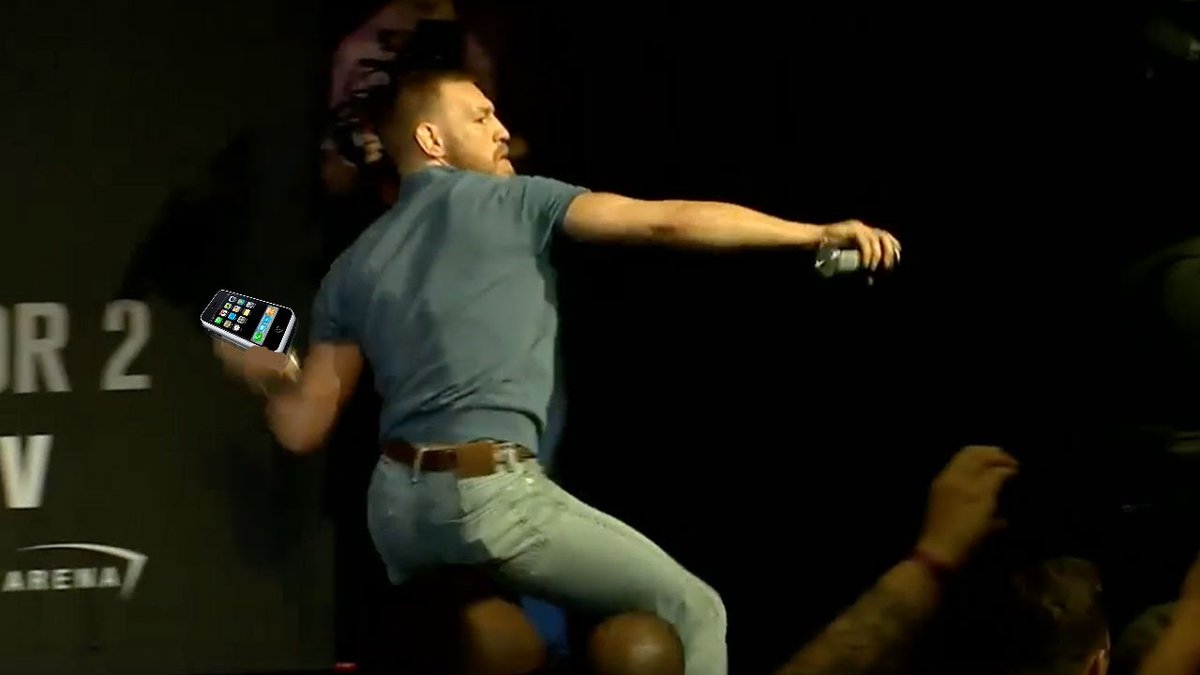 Собственикът на телефона който бе разбит от звездата на UFC