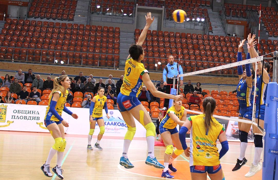 Марица Пловдив спечели първия си мач от полуфиналния плейоф в