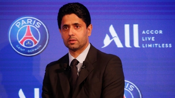 Президентът на френския футболен шампион Пари Сен Жермен Насер