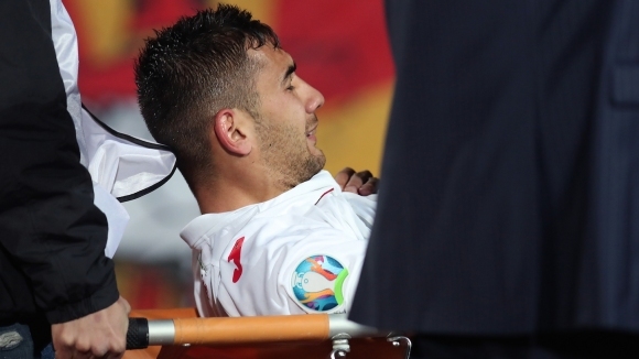 Получилият тежка контузия в мача с Черна гора Ивайло