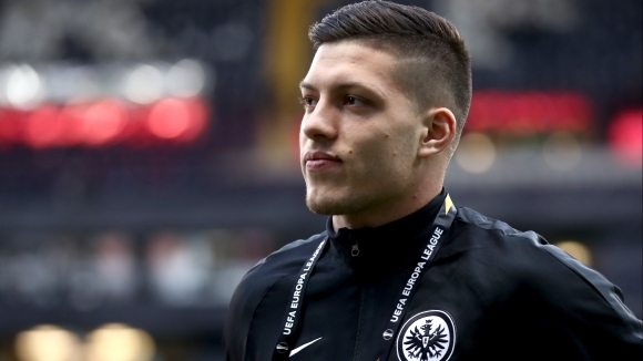 Сръбският нападател Лука Йович който в момента играе под наем