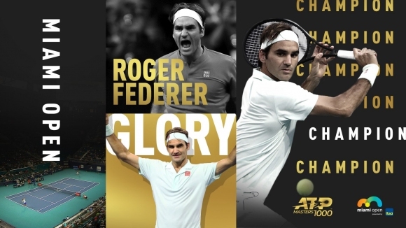 Великият Роджър Федерер спечели 28 мата си титла от сериите Мастърс