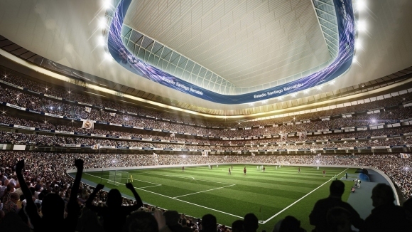 Президентът на Реал Мадрид Флорентино Перес представи днес проекта за