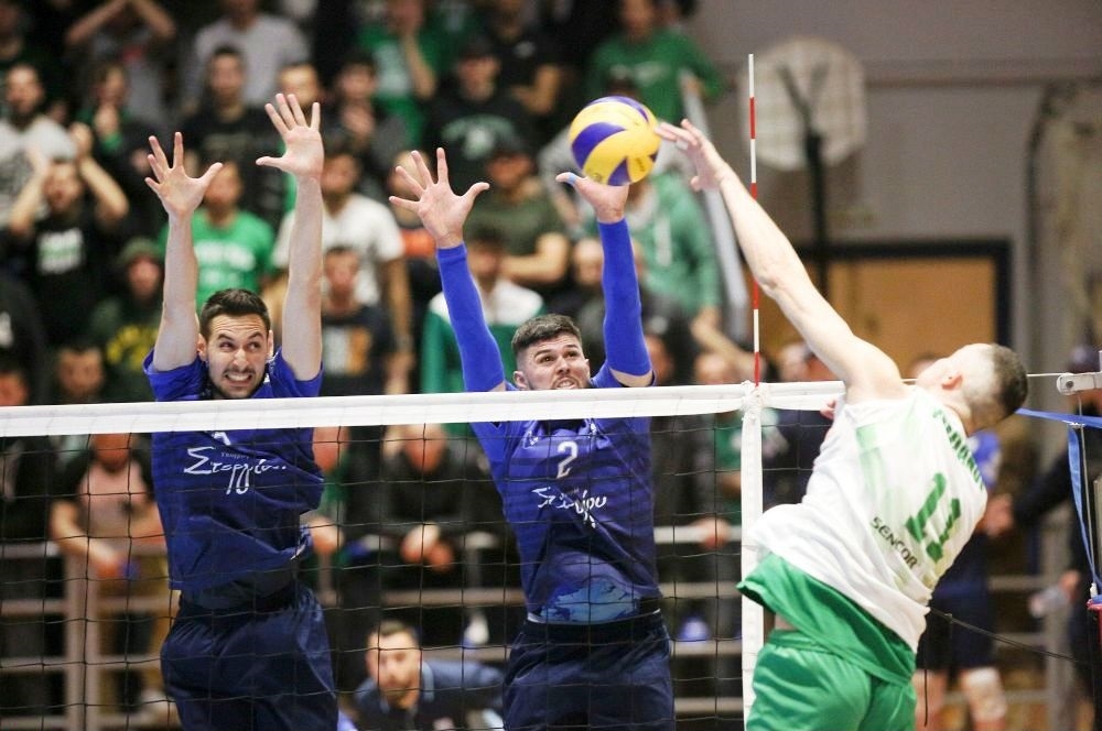 Волейболният национал Боян Йорданов и неговият Панатинайкос Атина допуснаха драматична