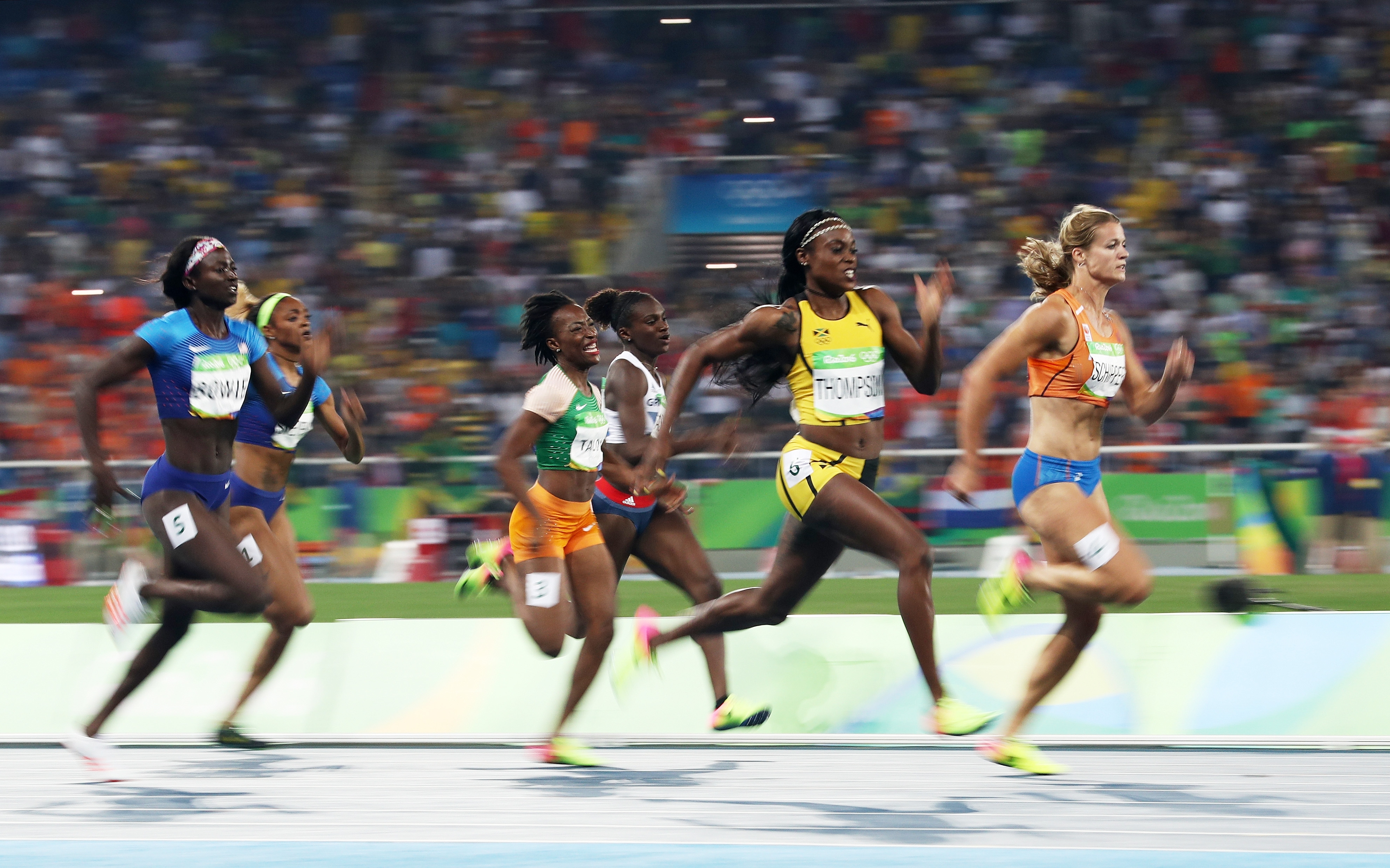 Двойната олимпийска шампионка в спринта Илейн Томпсън двукратната световна шампионка