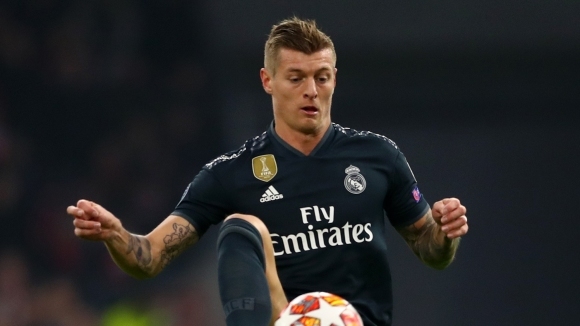 Полузащитникът на Реал Мадрид Тони Кроос не тренира със съотборниците