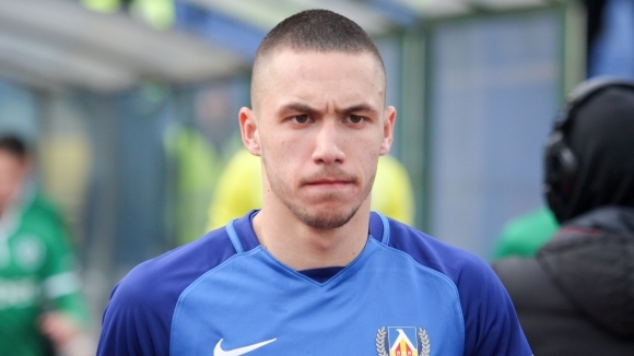 Младият нападател на Левски Станислав Иванов който в трети пореден