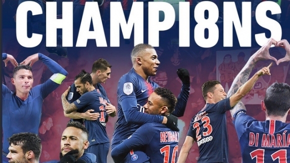 Отборът на Пари Сен Жермен отново е шампион на Франция
