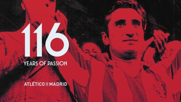 Днес Атлетико Мадрид отбелязва своя 116 и рожден ден тъй като