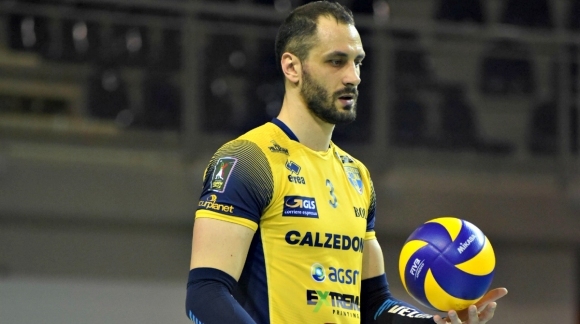 Българският волейболист Матей Казийски, който доигра сезона в италианския Калцедония