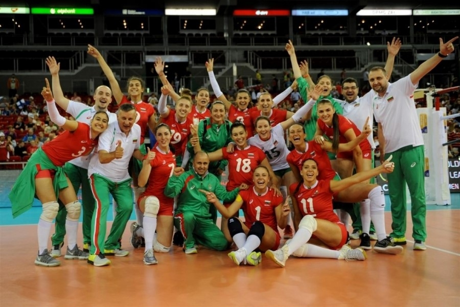 Лъвиците от националния отбор на България по волейбол за жени