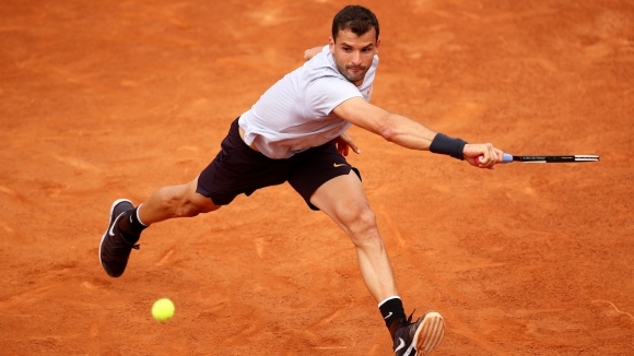 Григор Димитров направи първата си тренировка на комплекса на Ролан