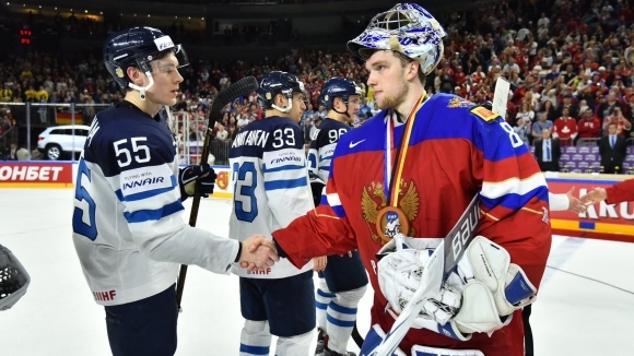 Финландия победи олимпийския шампион Русия с 1 0 и се класира