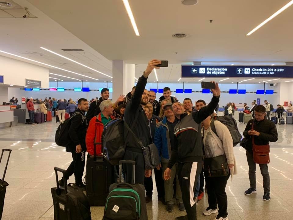 Мъжкият ни тим се засече на международното летище в Буенос