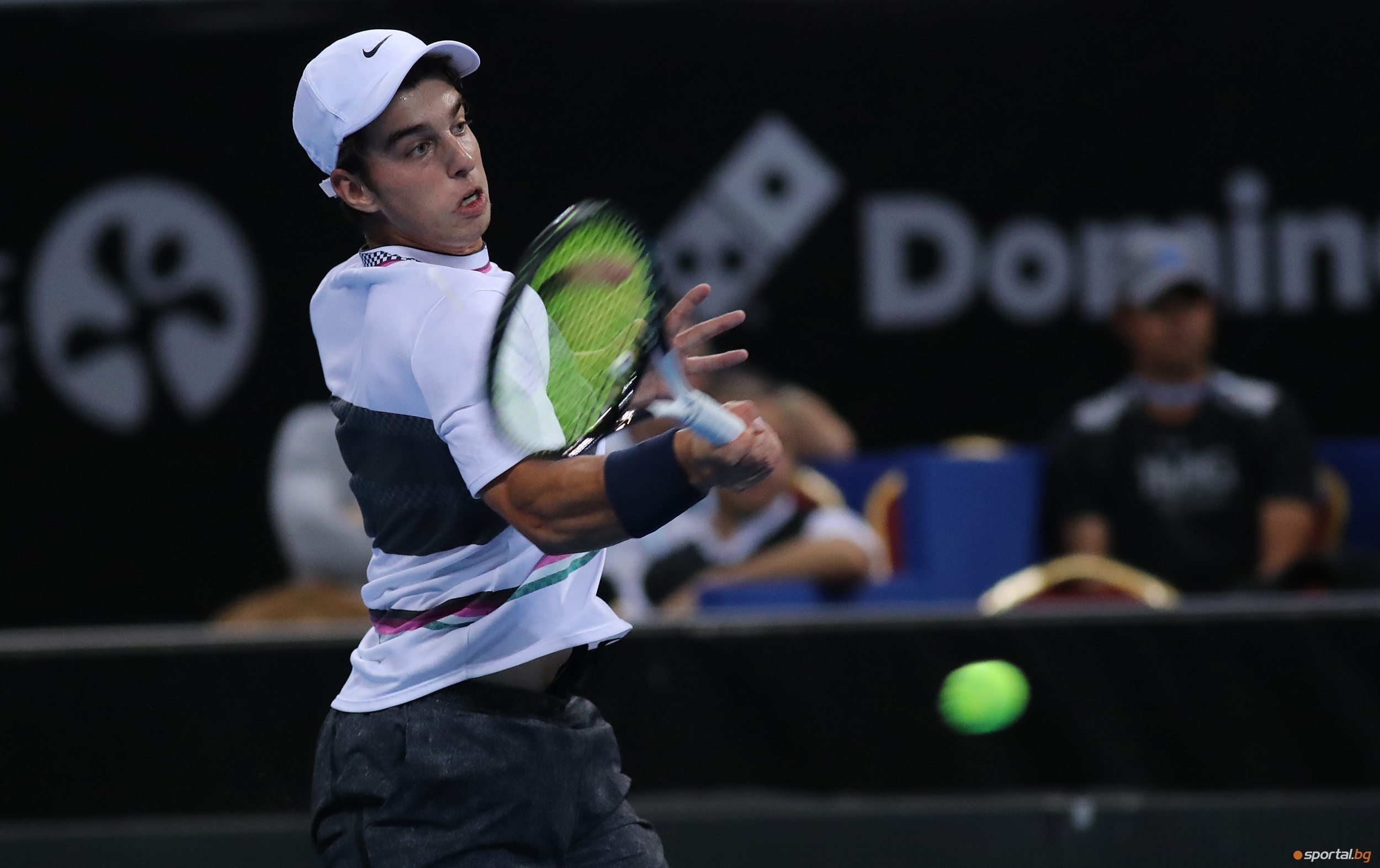 Младата надежда на българския тенис Адриан Андреев преодоля първия кръг