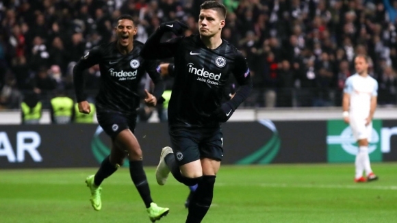 Новият нападател на Реал Мадрид Лука Йович не пропусна да