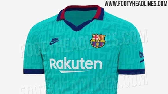 Третият екип на Барселона ще бъде в синьо зелен цвят твърди