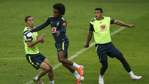 Вилиан направи първа тренировка с бразилския национален отбор който се