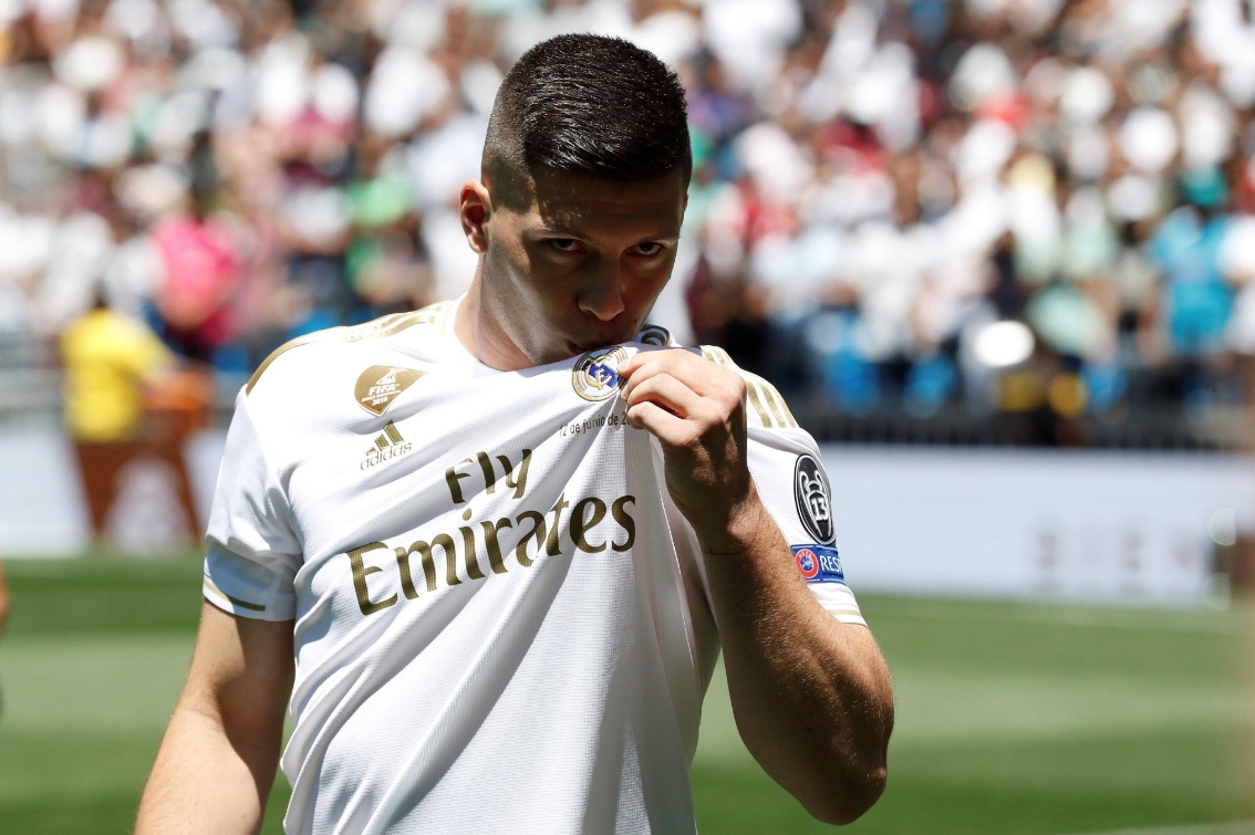 Новият нападател на Реал Мадрид Лука Йович премина успешно традиционните