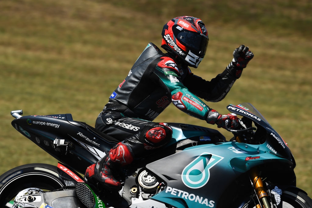 Французинът Фабио Куартараро победи лидерът в генералното класиране на MotoGP