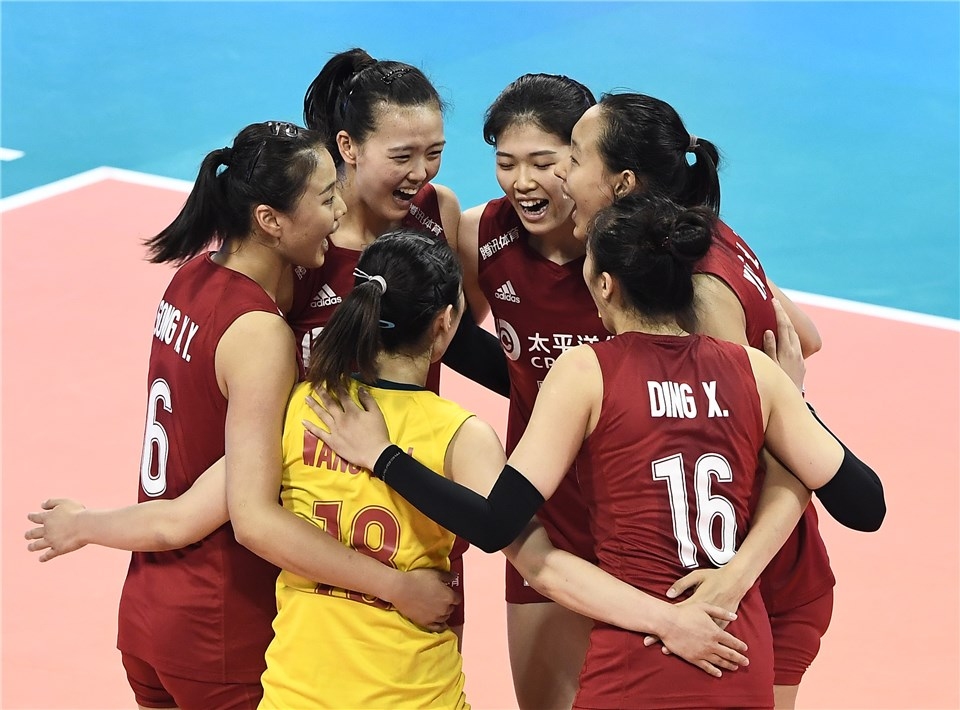Женският национален отбор на Китай постигна десети успех във Волейболната