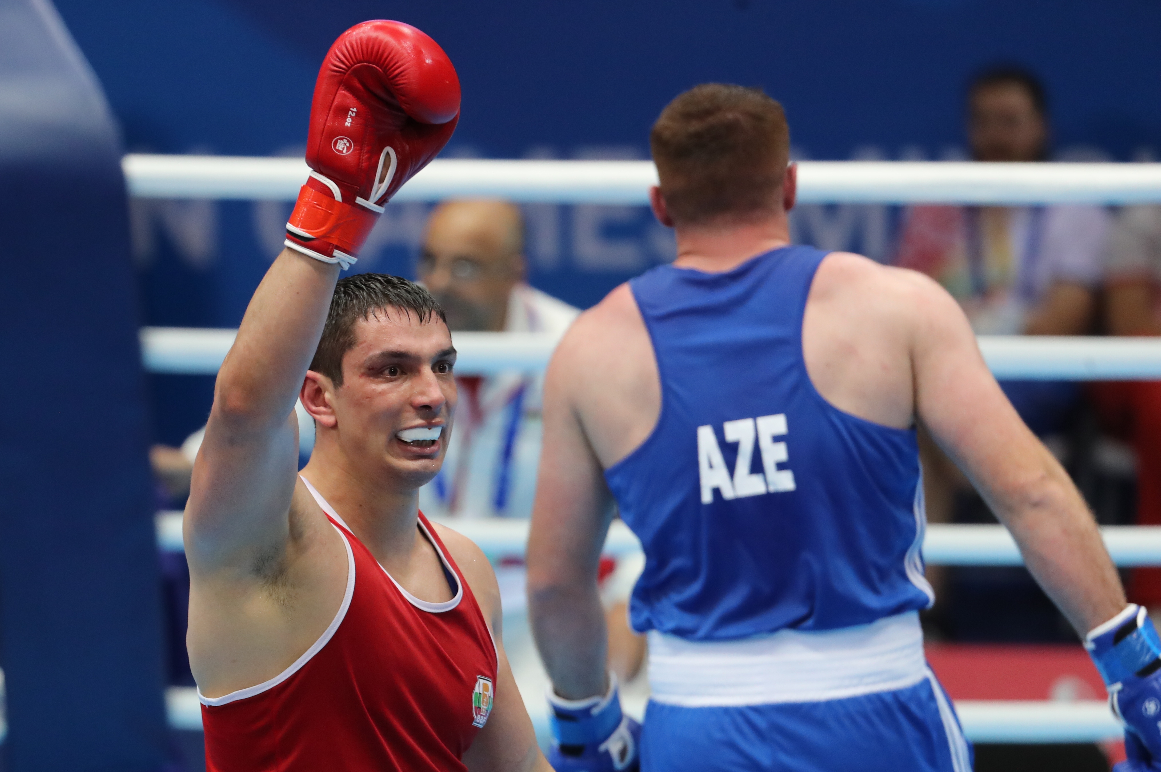 Петър Белберов (+91 килограма) донесе втората българска победа на боксовия