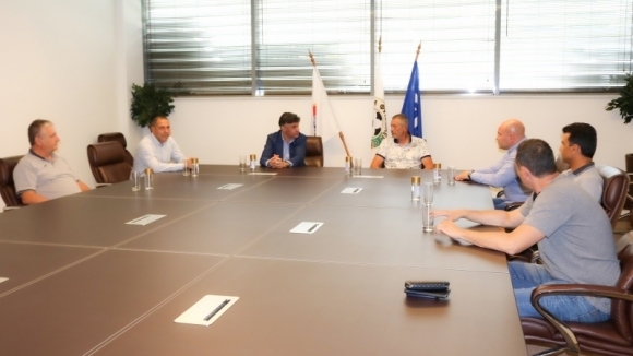 Президентът на Българския футболен съюз Борислав Михайлов проведе специална среща
