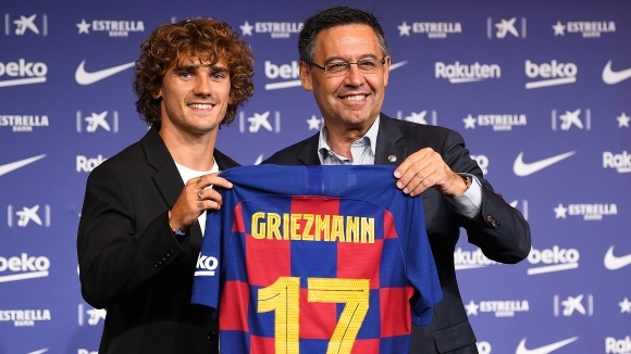 Новата придобивка на Барселона Антоан Гризман даде първата си пресконференция