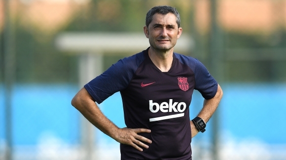 Старши треньорът на Барселона Ернесто Валверде каза първи официални думи