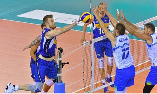 Волейболистите от националния отбор на Италия победиха Словения с 3:1