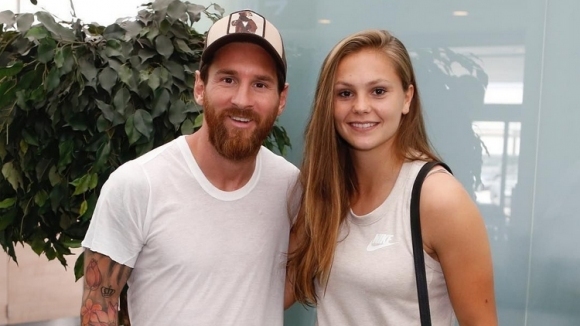 Капитанът на Барселона Лионел Меси се прибра днес в каталунската