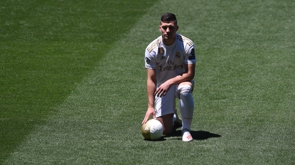 Новото попълнение в състава на Реал Мадрид Лука Йович получи