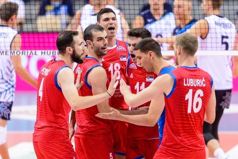 Волейболистите от националния отбор на Сърбия записаха победа на силния