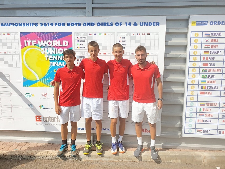 Националите на България по тенис до 14 г юноши победиха