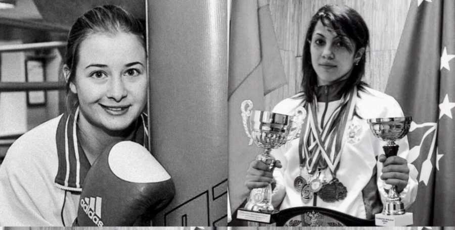 Световната шампионка по кикбокс Фатима Жагупова и сребърната медалистка от