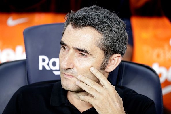 Старши треньорът на Барселона Ернесто Валверде похвали футболистите си след