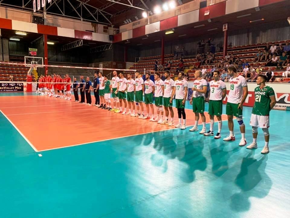 Волейболистите от националния отбор на България загуби първата си контрола