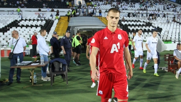 Защитникът на ЦСКА София Божидар Чорбаджийски който преди две седмици бе