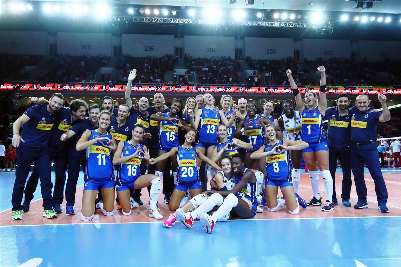Волейболистките от националния отбор на Италия спечелиха бронзовите медали на