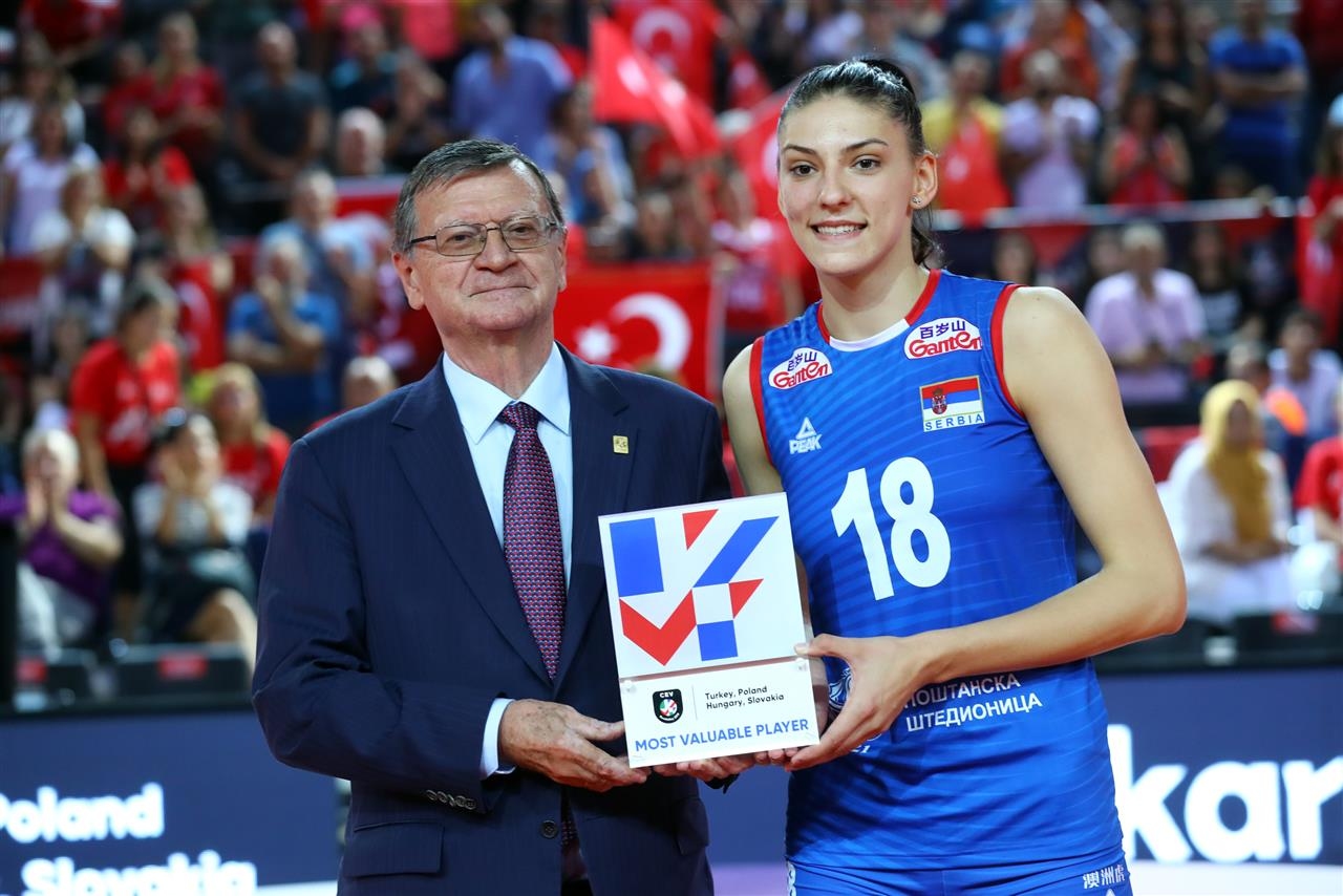 Сръбската звезда Тияна Бошкович бе избрана за Най полезен състезател на
