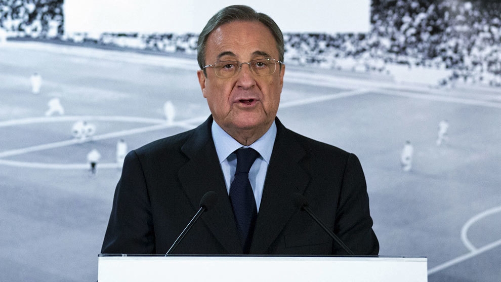 Президентът на Реал Мадрид Флорентино Перес започна в понеделник вечер