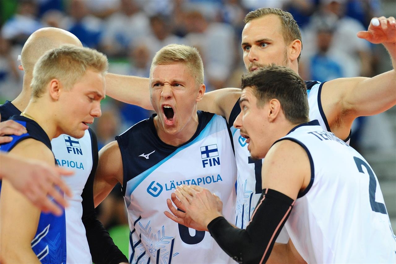 Националният волейболен отбор на Финландия тръгна с победа на Европейското