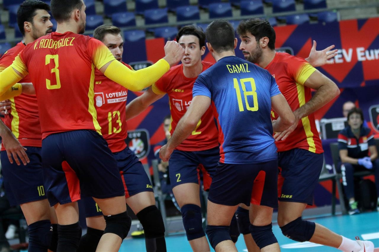 Националният волейболен отбор на Испания записа първа победа на Европейското