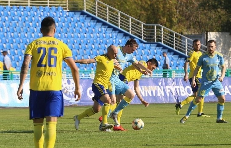 Мартин Тошев отбеляза петия си гол в първенството на Казахстан