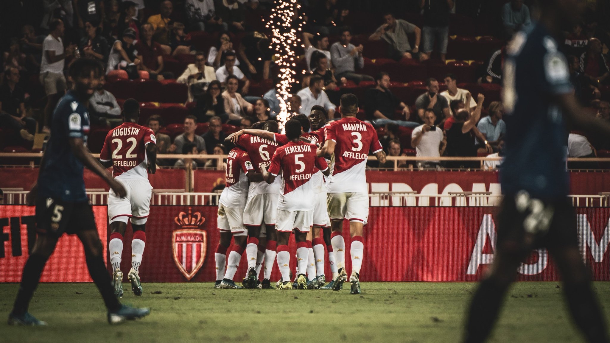 Първата победа на Монако през сезона в Лига 1 дойде